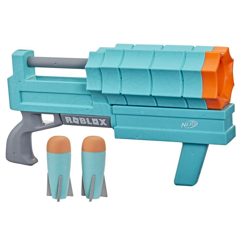 Nerf Roblox SharkBite: Web Launcher Rocker Blaster, Includes Code to Redeem Exclusive Virtual Item, 2 Nerf Rockets product thumbnail 1