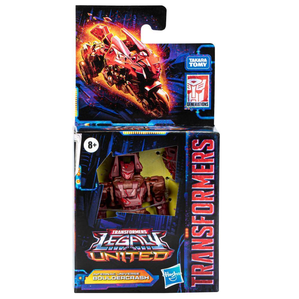 Transformers Legacy United Core Infernac Universe Bouldercrash 3.5” Action Figure, 8+ product thumbnail 1