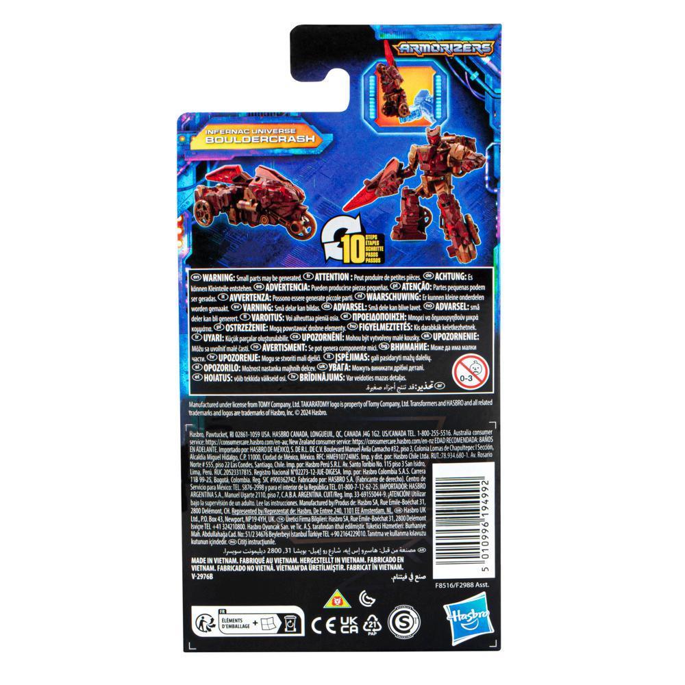 Transformers Legacy United Core Infernac Universe Bouldercrash 3.5” Action Figure, 8+ product thumbnail 1