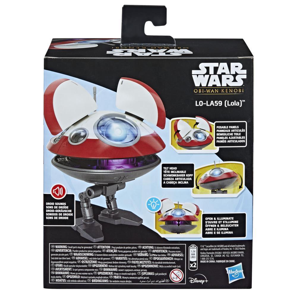 Star Wars L0-LA59 (Lola) Interactive Electronic Figure, Obi-Wan Kenobi Series-Inspired Droid Toy for Kids Ages 4 and Up product thumbnail 1