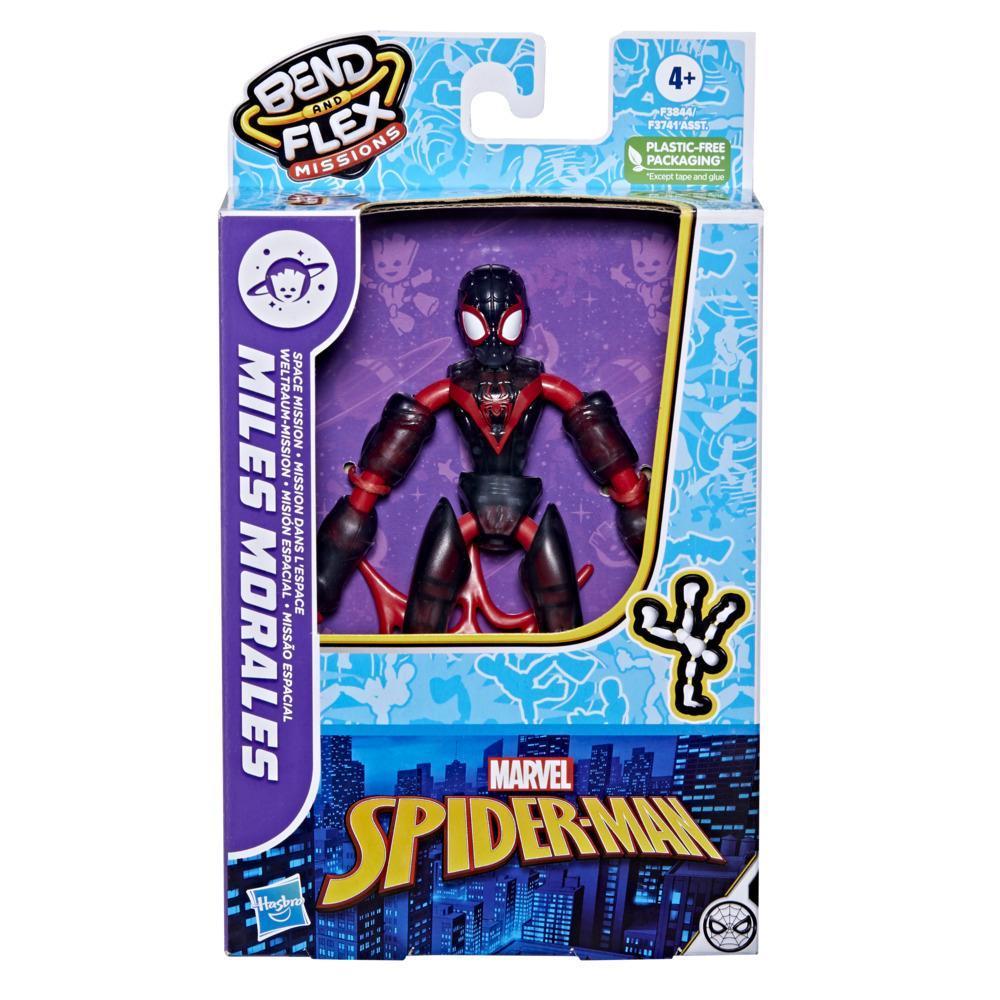 Marvel Spider-Man Bend and Flex Missions Miles Morales Space Mission Figure, 6-Inch-Scale Bendable Toy for Ages 4 and Up product thumbnail 1