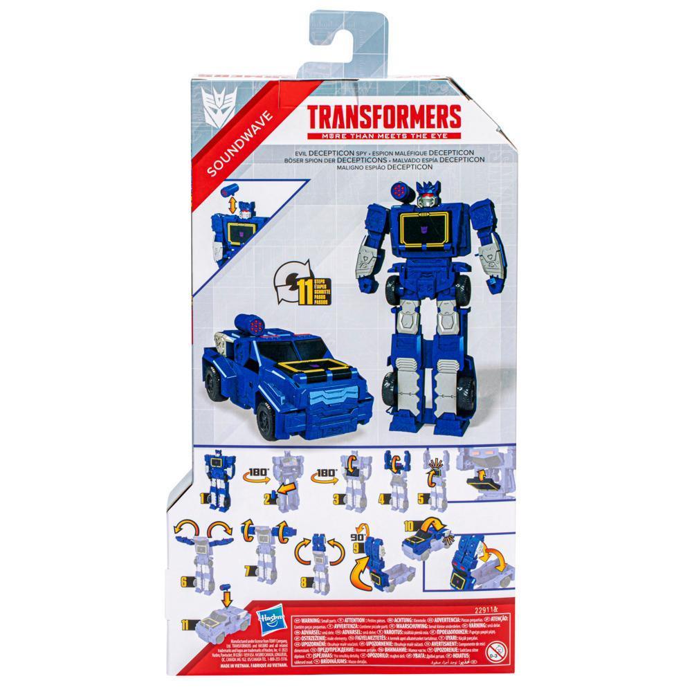 Transformers Toys Authentics Titan Changer Soundwave 11” Action Figure, Robot Toys for Kids Ages 6 and Up product thumbnail 1