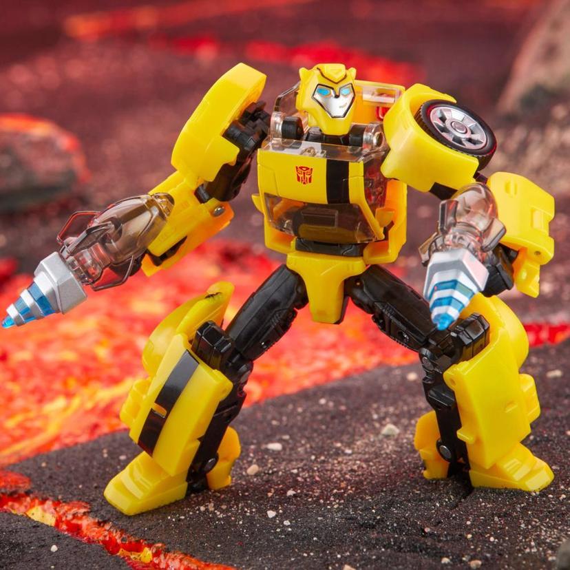 Transformers Legacy United Deluxe Animated Universe Bumblebee 5.5” Action Figure, 8+ product image 1