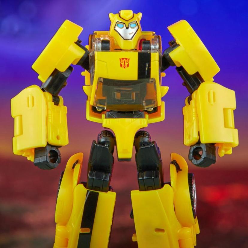 Transformers Legacy United Deluxe Animated Universe Bumblebee 5.5” Action Figure, 8+ product image 1