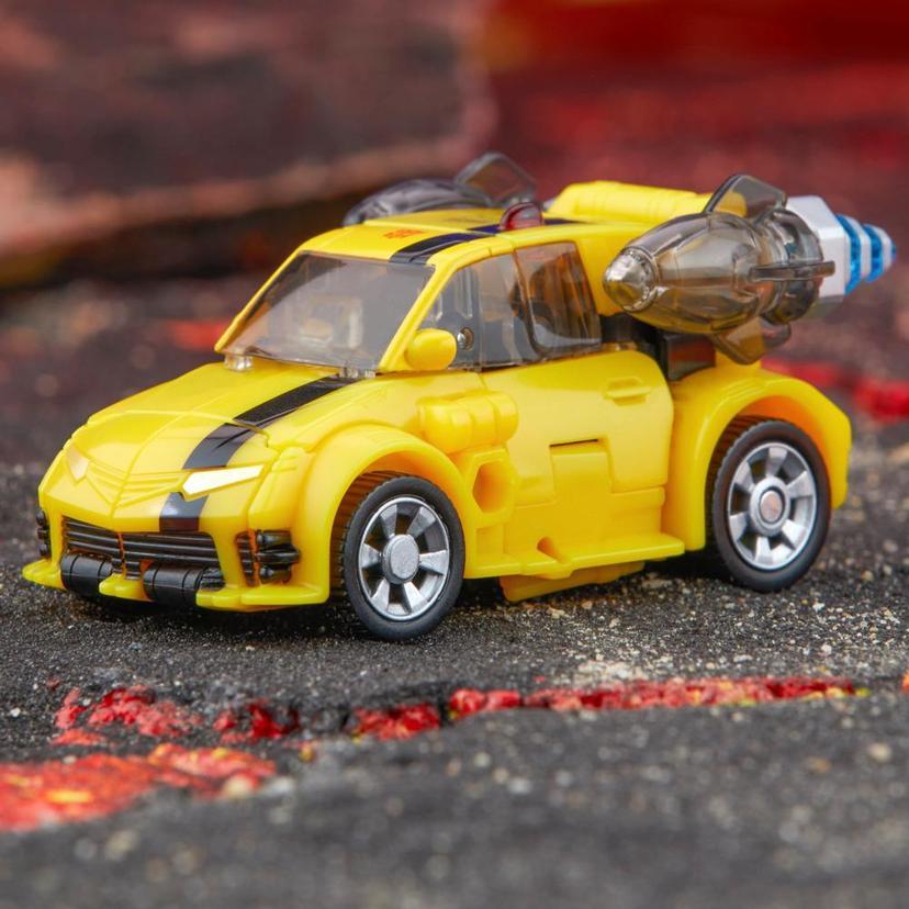 Transformers Legacy United Deluxe Animated Universe Bumblebee 5.5” Action Figure, 8+ product image 1