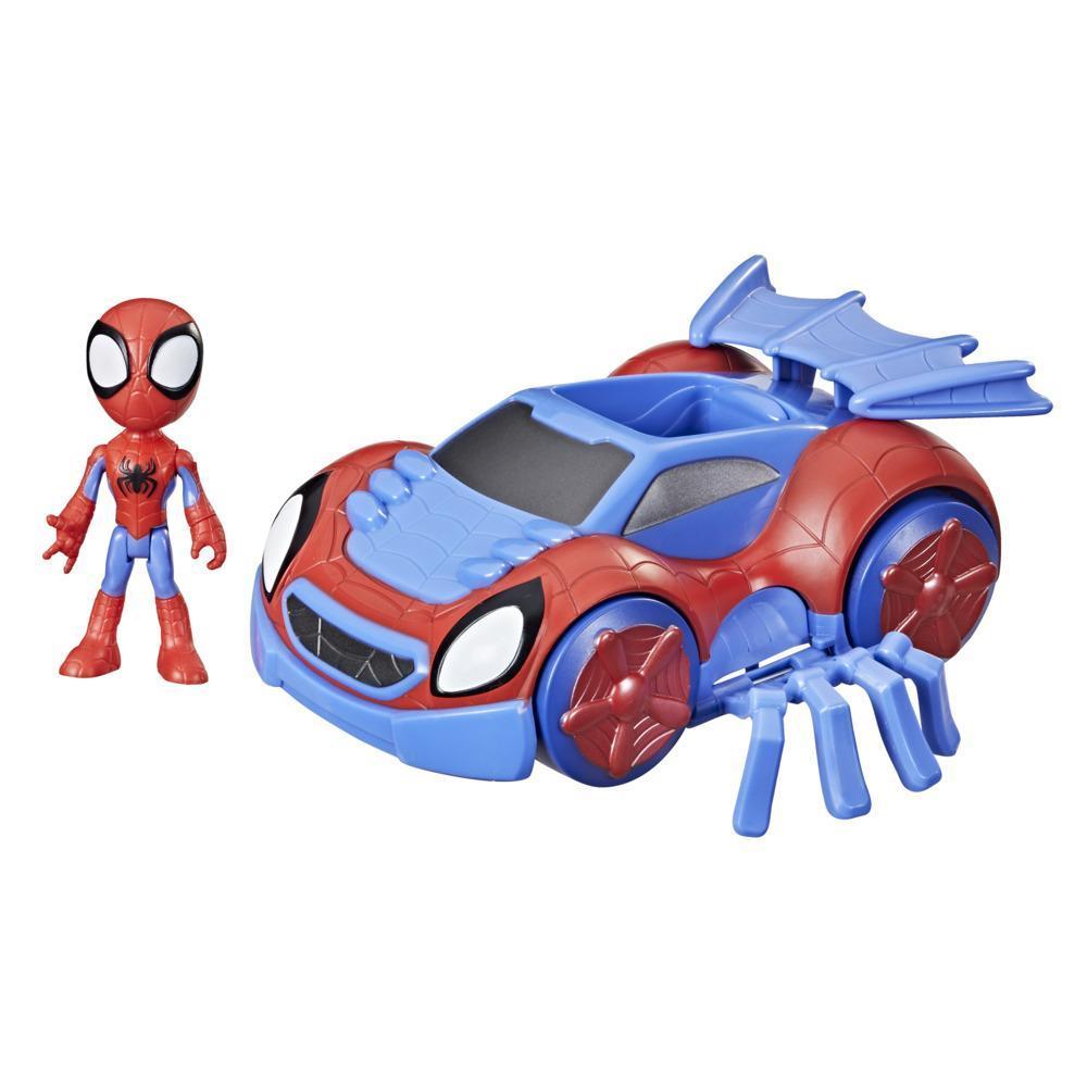 Spidey and His Amazing Friends - Coche arácnido transformable de Spidey product thumbnail 1