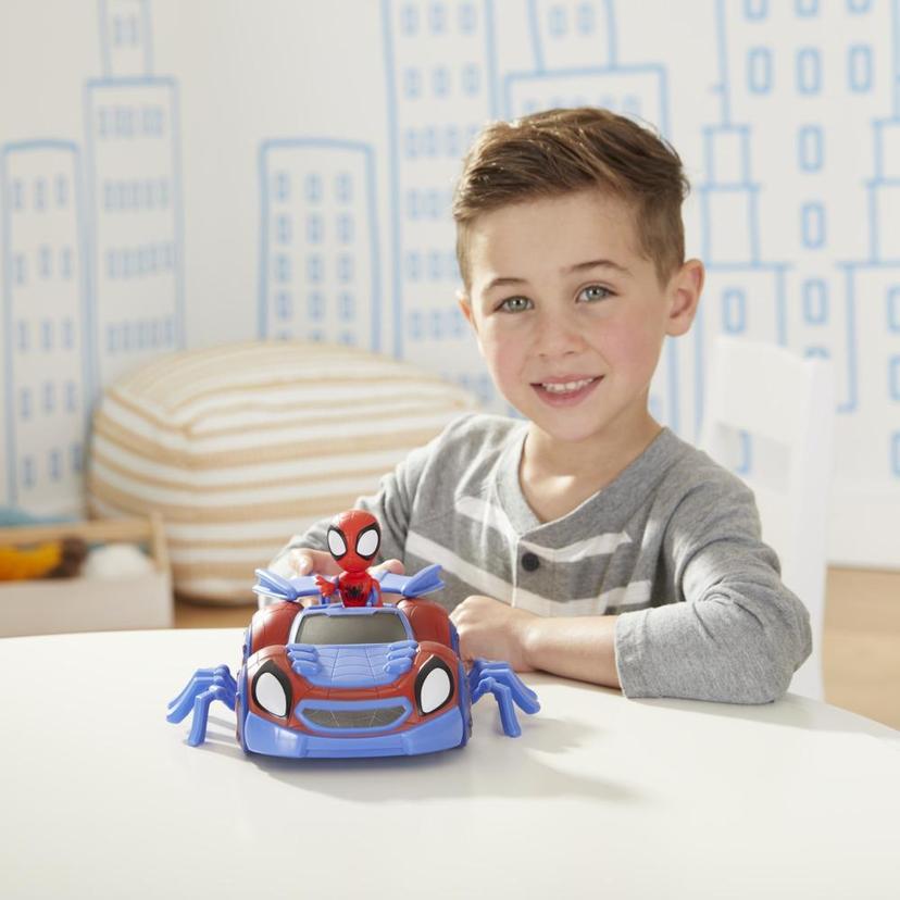 Spidey and His Amazing Friends - Coche arácnido transformable de Spidey product image 1