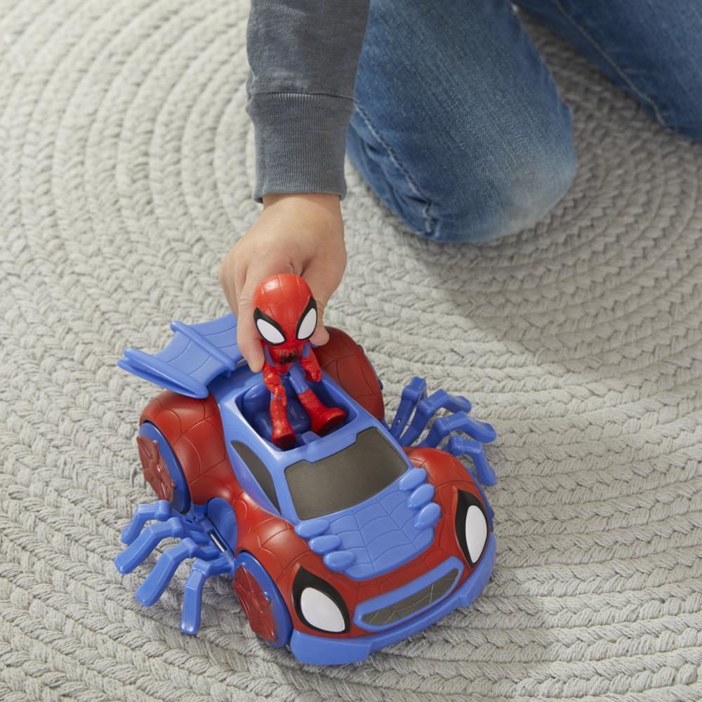 Spidey and His Amazing Friends - Coche arácnido transformable de Spidey product thumbnail 1