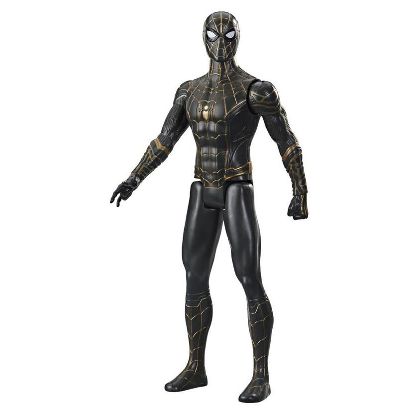 Spider-Man con traje negro y dorado de Marvel Spider-Man Titan Hero Series product image 1