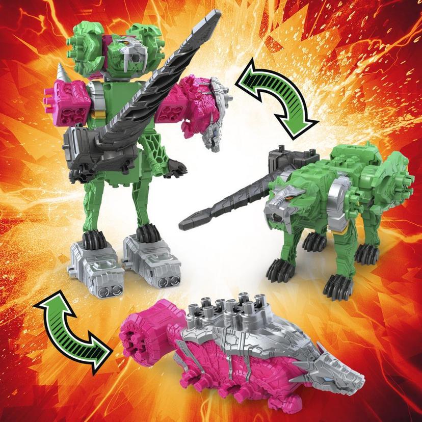 Power Rangers Dino Fury - Ankylo Hammer y Green Tiger Claw Zord product image 1
