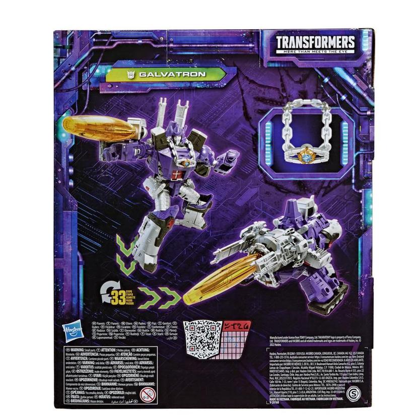 Transformers Generations Legacy Series Galvatron clase líder product image 1