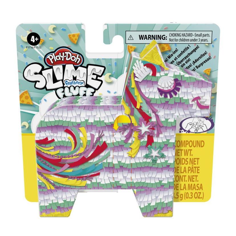 Play-Doh - Slime Feathery Fluff - Set de masa perfumada en caja con diseño de piñata de unicornio product image 1