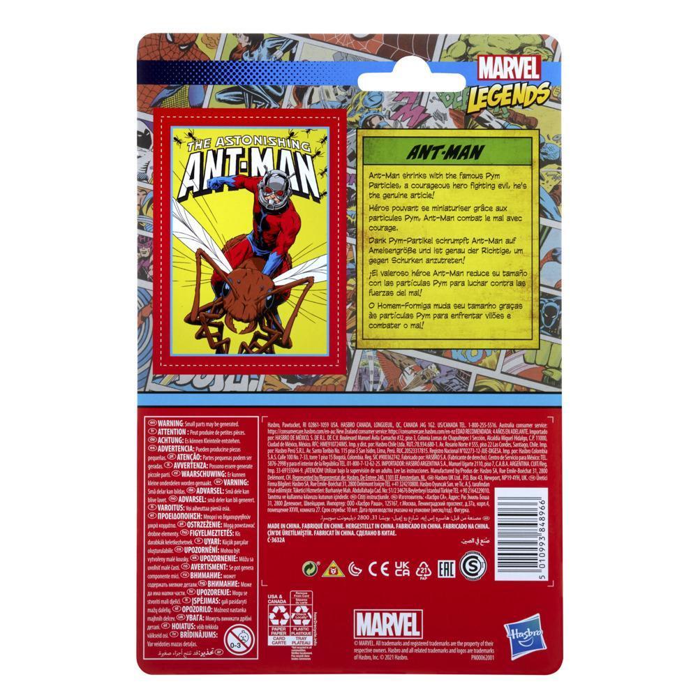 Hasbro Marvel Legends Series - Figura de Ant-Man - Colección Retro 375 product thumbnail 1