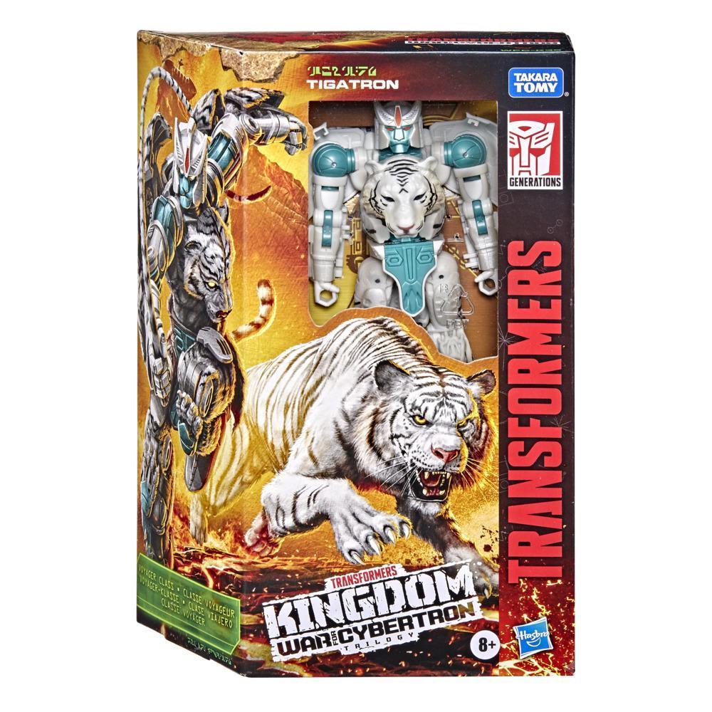 Juguetes Transformers Generations War for Cybertron: Kingdom - Figura WFC-K35 Tigatron clase viajero product thumbnail 1
