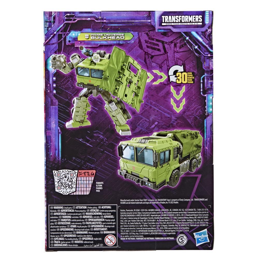 Transformers Generations Legacy - Prime Universe Bulkhead clase viajero product thumbnail 1