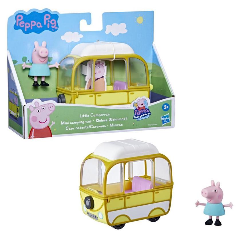  Peppa Pig, Peppa's Adventures, Peppa's Family - Juguete de casa  rodante para preescolar, set de vehículo a casa rodante, reproduce sonidos  y música, para niños a partir de 3 años 