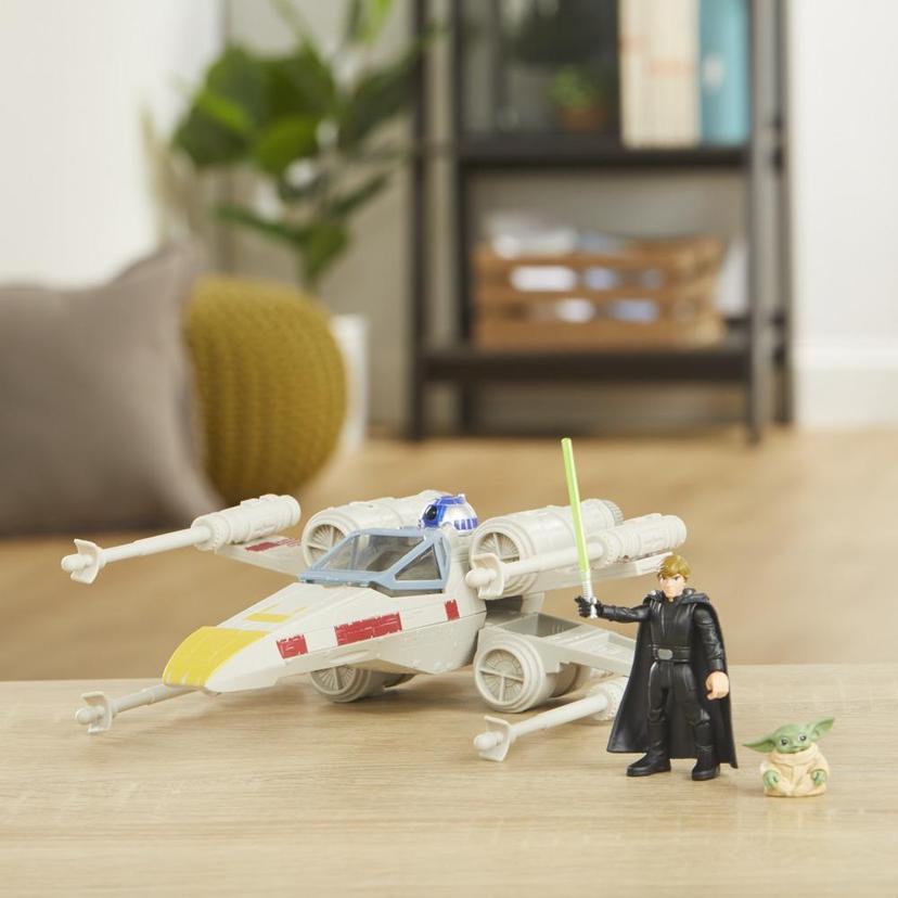 Star Wars Mission Fleet Luke Skywalker & Grogu X-Wing Fighter product image 1