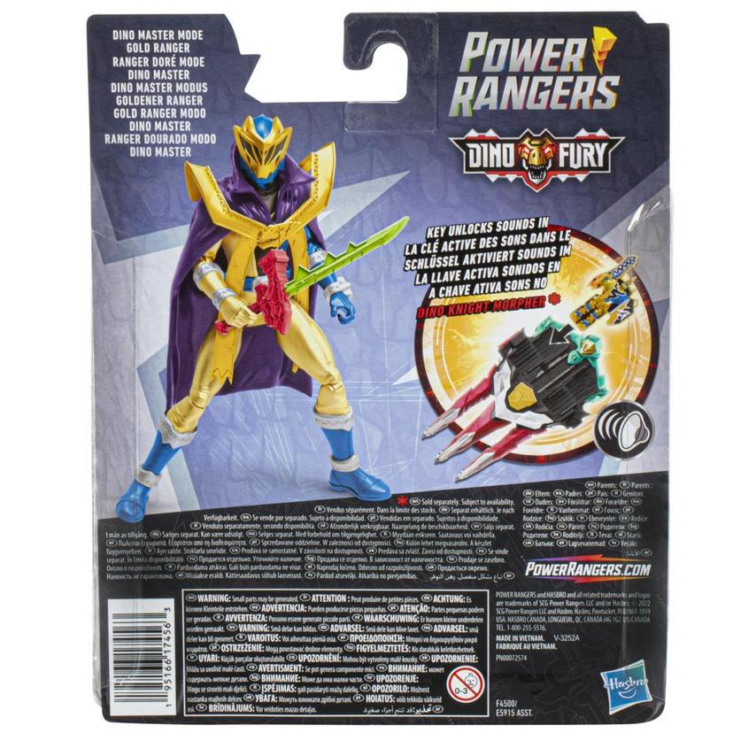 Power Rangers Dino Fury - Gold Ranger Modo Dino Master product image 1