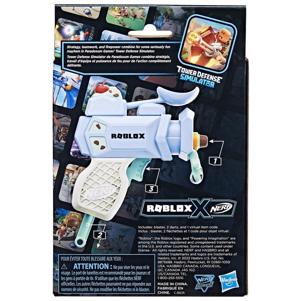 Nerf MicroShots Roblox - Simulador de Defensa de Torres: Lanzador Mint Choco Freezer product thumbnail 1