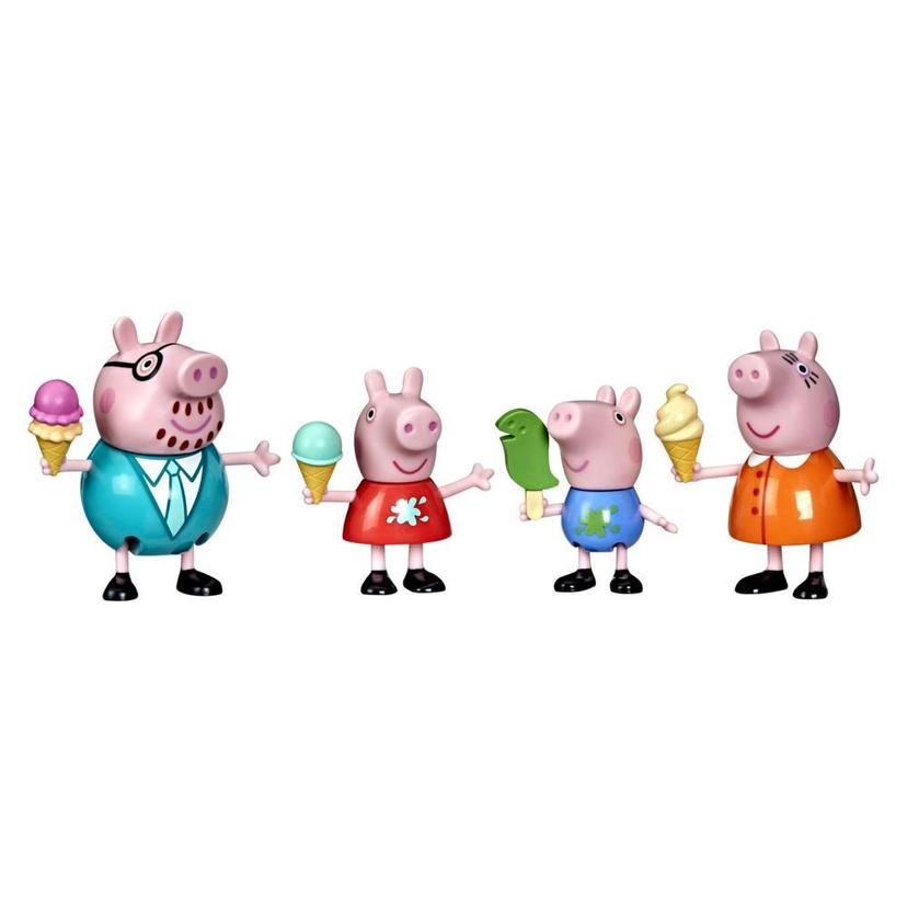 Set 4 figuras Peppa Pig y su familia
