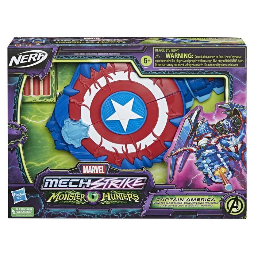 Marvel Avengers Mech Strike Monster Hunters - Lanzador Escudo del Capitán América product image 1