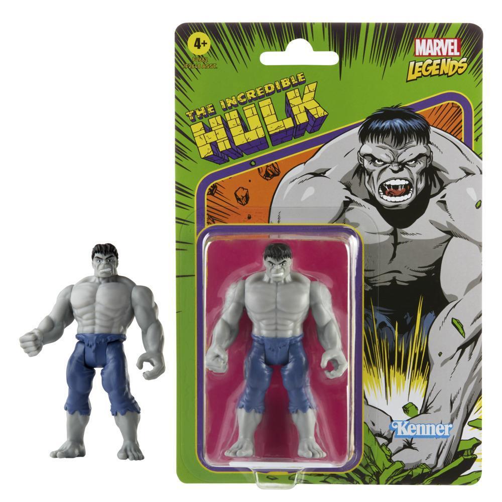 Hasbro Marvel Legends Series - Figura de Grey Hulk - Colección Retro 375 product thumbnail 1