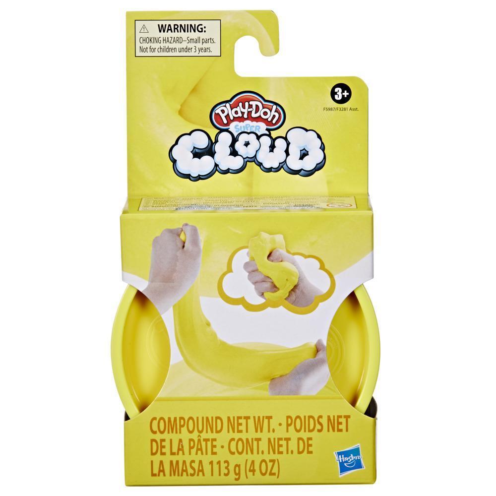 Play-Doh - Super Cloud de color amarillo - Lata individual product thumbnail 1