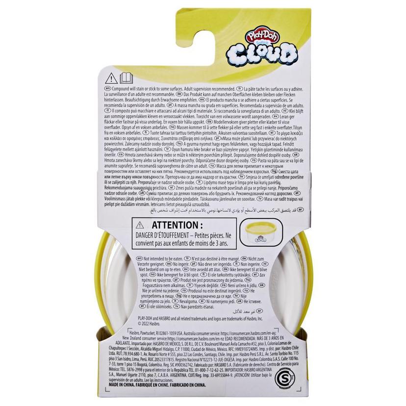 Play-Doh - Super Cloud de color amarillo - Lata individual product image 1