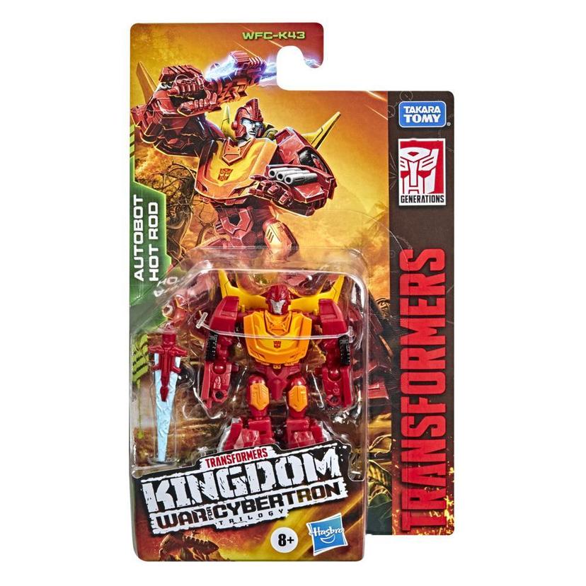 Transformers Generations War for Cybertron: Kingdom - Figura WFC-K43 Autobot Hot Rod clase núcleo product image 1