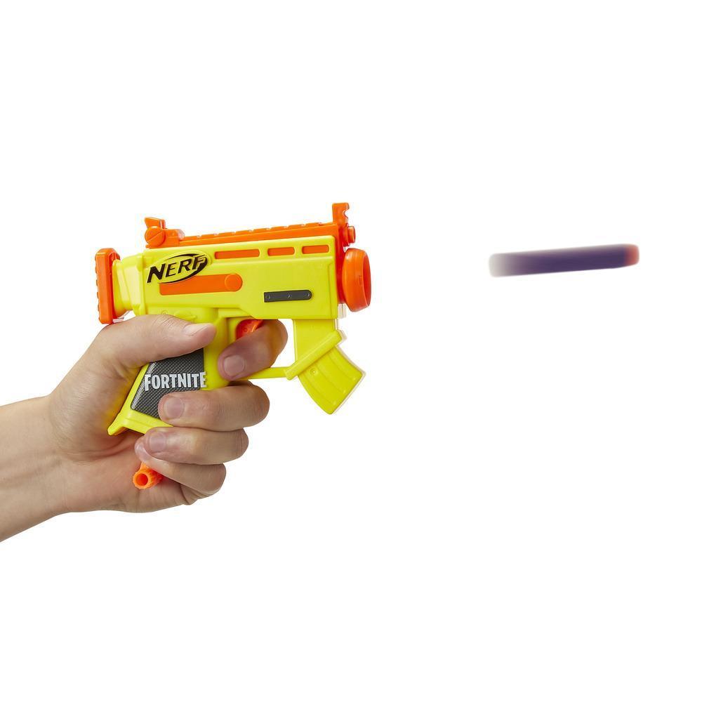 Lanzadardos de juguete Micro AR-L Nerf MicroShots y 2 dardos Nerf Elite oficiales product thumbnail 1