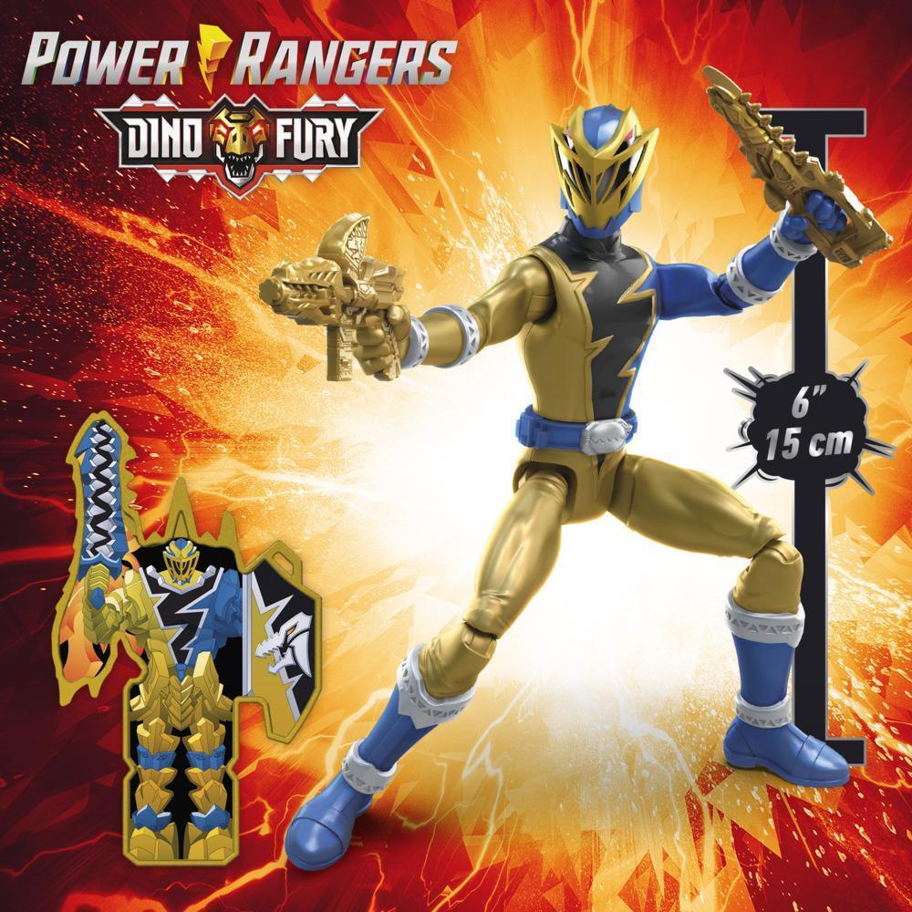 Power Rangers Dino Fury - Figura de Ranger Dorado product thumbnail 1