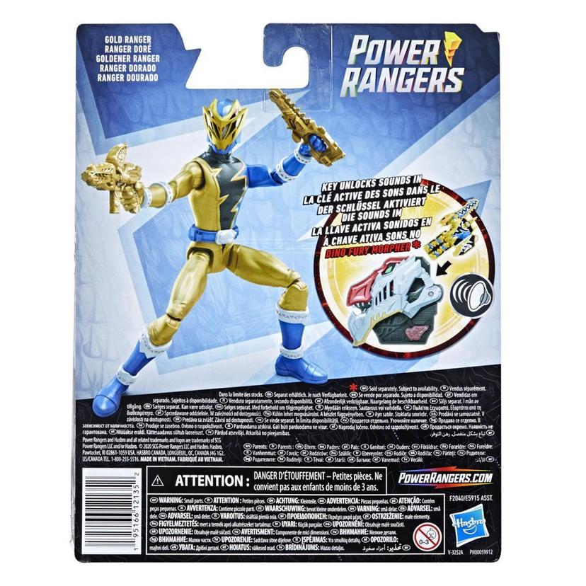 Power Rangers Dino Fury - Figura de Ranger Dorado product image 1