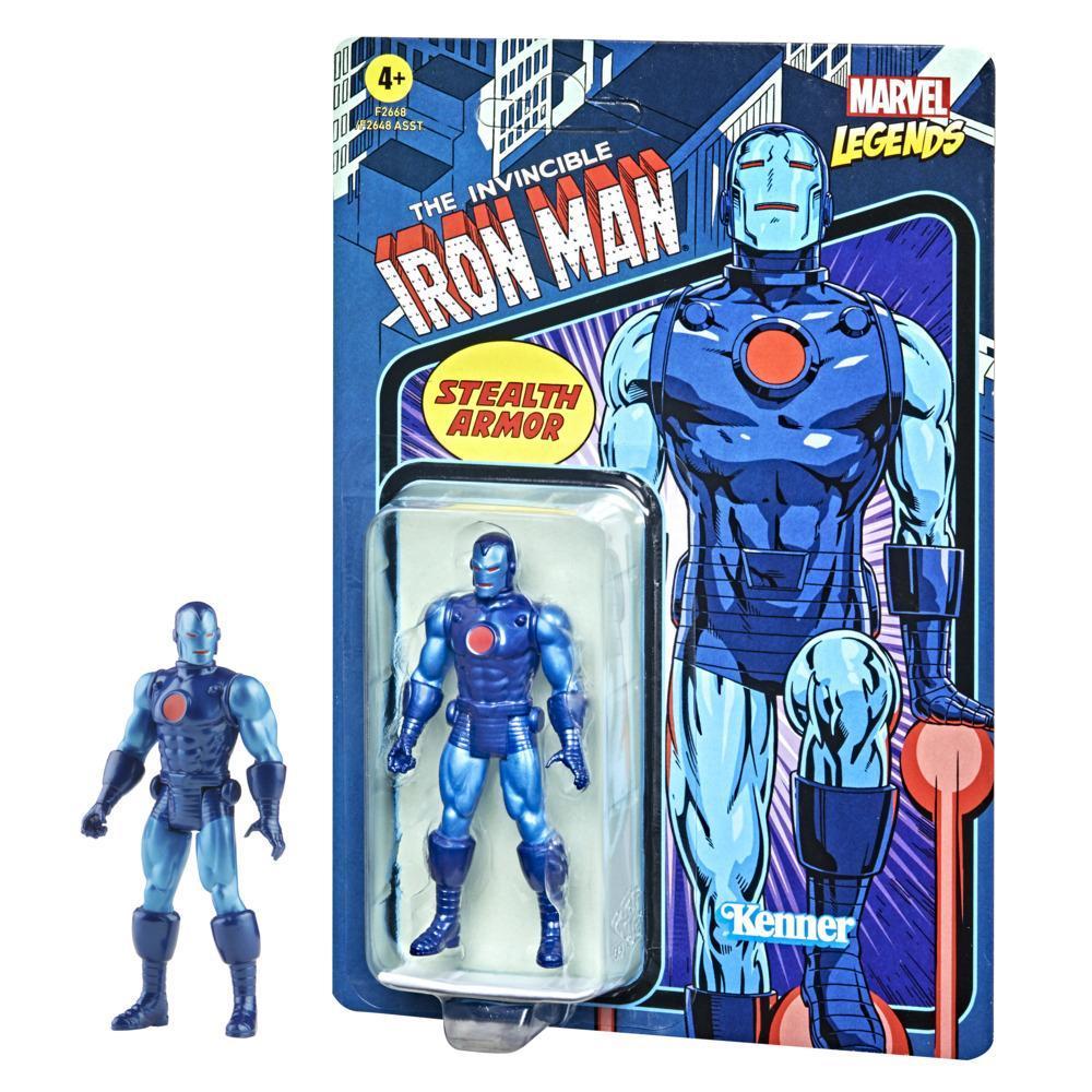 Hasbro Marvel Legends Series - Iron Man con traje de sigilo - Retro 375 product thumbnail 1