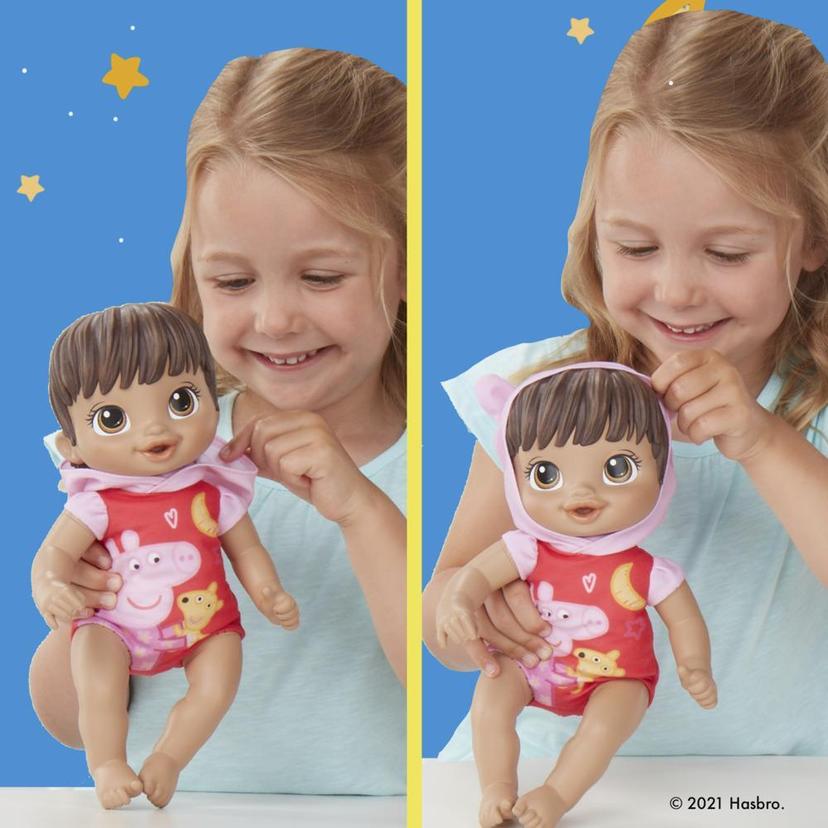 Baby Alive - Muñeca Peppa, hora de dormir -  Cabello castaño product image 1