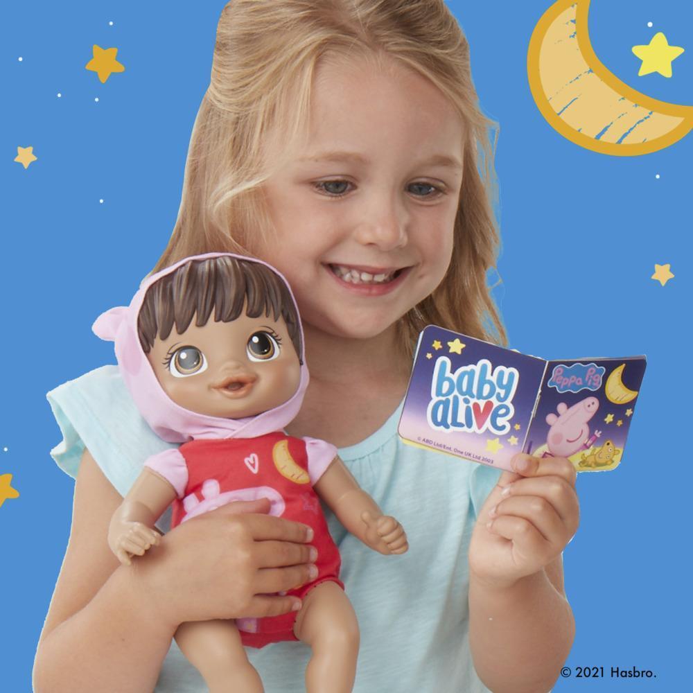 Baby Alive - Muñeca Peppa, hora de dormir -  Cabello castaño product thumbnail 1