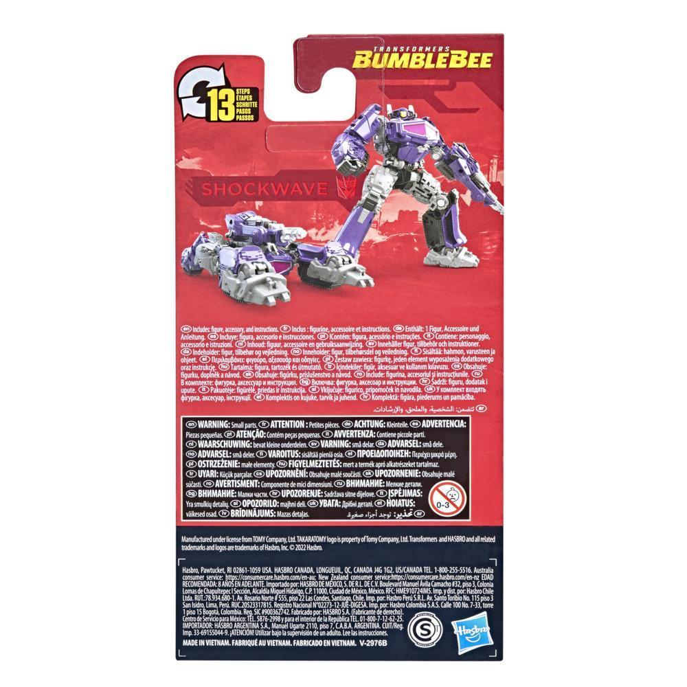 Transformers Studio Series - Shockwave clase núcleo de Transformers: Bumblebee product thumbnail 1