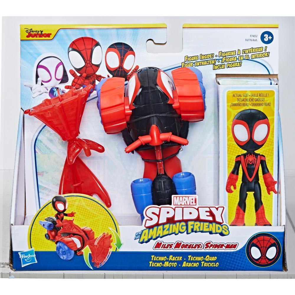 Marvel Spidey y sus sorprendentes amigos, Miles Morales: Spider-Man, Set Tecno-moto product thumbnail 1