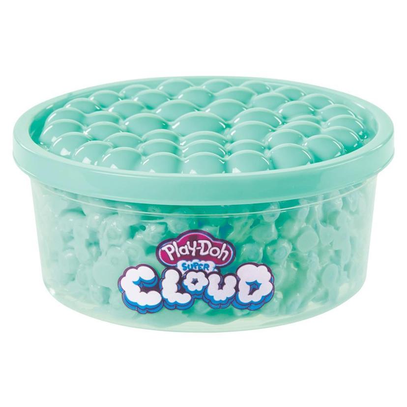 Play-Doh Super Cloud Bubble Fun - Lata individual de masa azul espuma marina con aroma de vainilla product image 1
