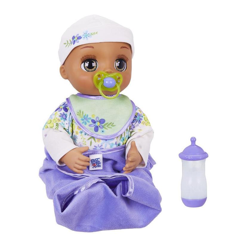 Baby Alive Mi bebita de verdad: Realista muñeca bebé morena con más de 80  expresiones, movimientos