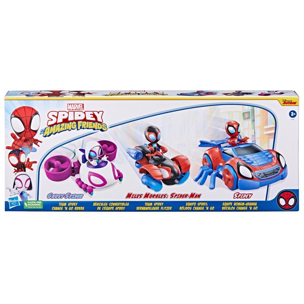 Marvel Spidey and His Amazing Friends - Equipo Spidey: Bólidos Change 'n Go product thumbnail 1