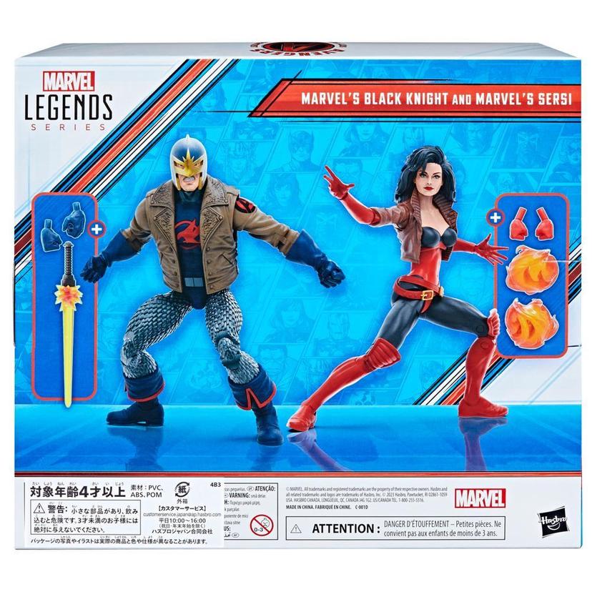 Hasbro Marvel Legends Series, Marvel's Black Knight y Marvel's Sersi product image 1