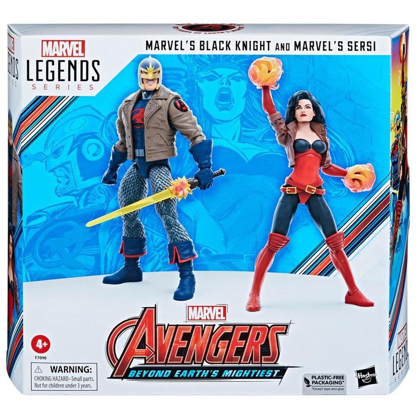 Hasbro Marvel Legends Series, Marvel's Black Knight y Marvel's Sersi product image 1