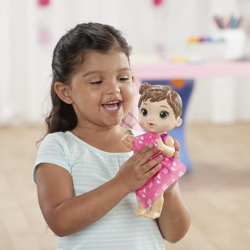 Baby Alive Bebé Chapoteos y abrazos - Muñeca con cabello castaño para juego acuático - Con accesorios, juguete para niños y niñas de 3 años en adelante product image 1