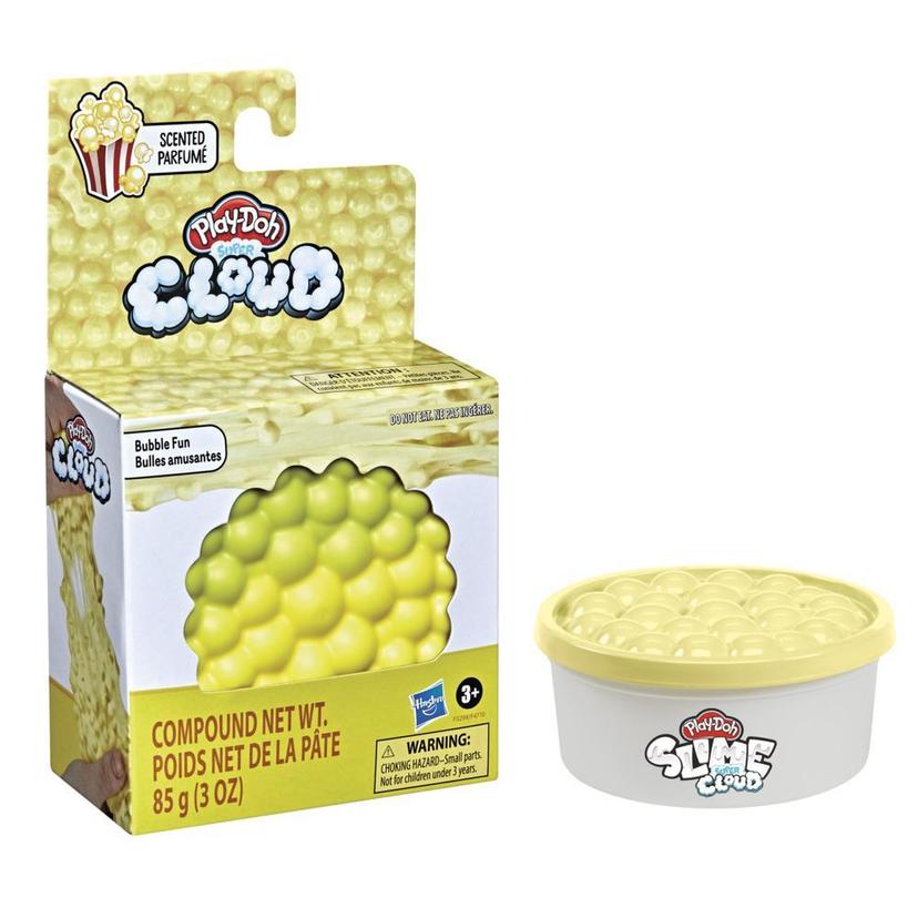 Play-Doh Super Cloud Bubble Fun - Lata individual con aroma de palomitas de maíz - Color amarillo claro product image 1