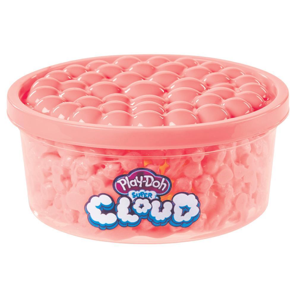 Play-Doh Super Cloud Bubble Fun - Lata individual de masa rosada y naranja con aroma de mango product thumbnail 1