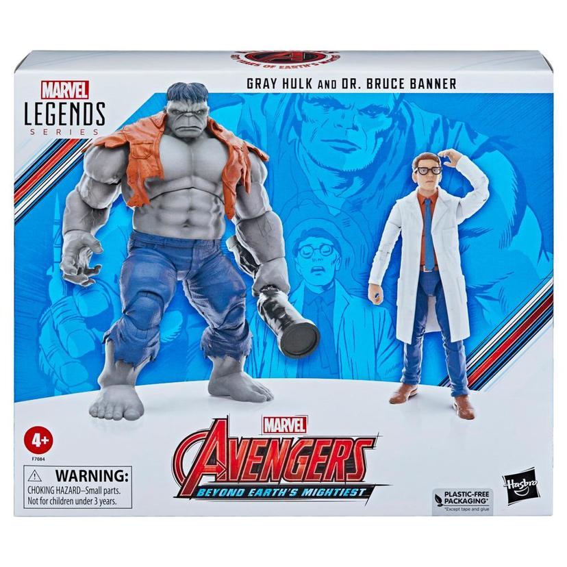 Hasbro Marvel Legends Series, Hulk gris y el Dr. Bruce Banner product image 1