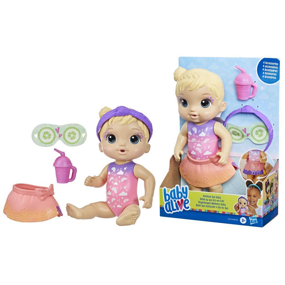 Baby Alive - Muñeca Bebé Spa multicolor - Cabello rubio product thumbnail 1