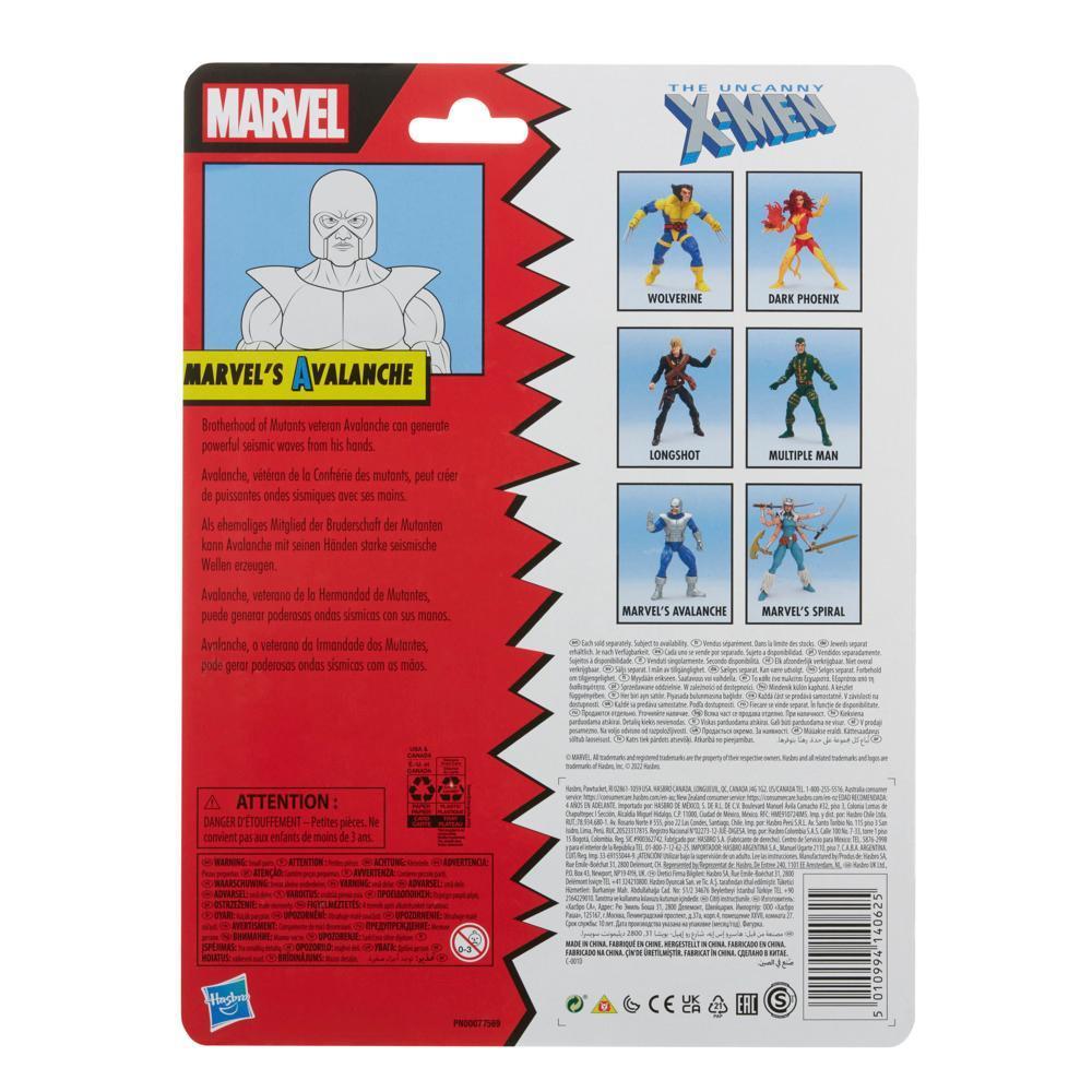 Marvel Legends Series - Figura clásica de Marvel’s Avalanche product thumbnail 1