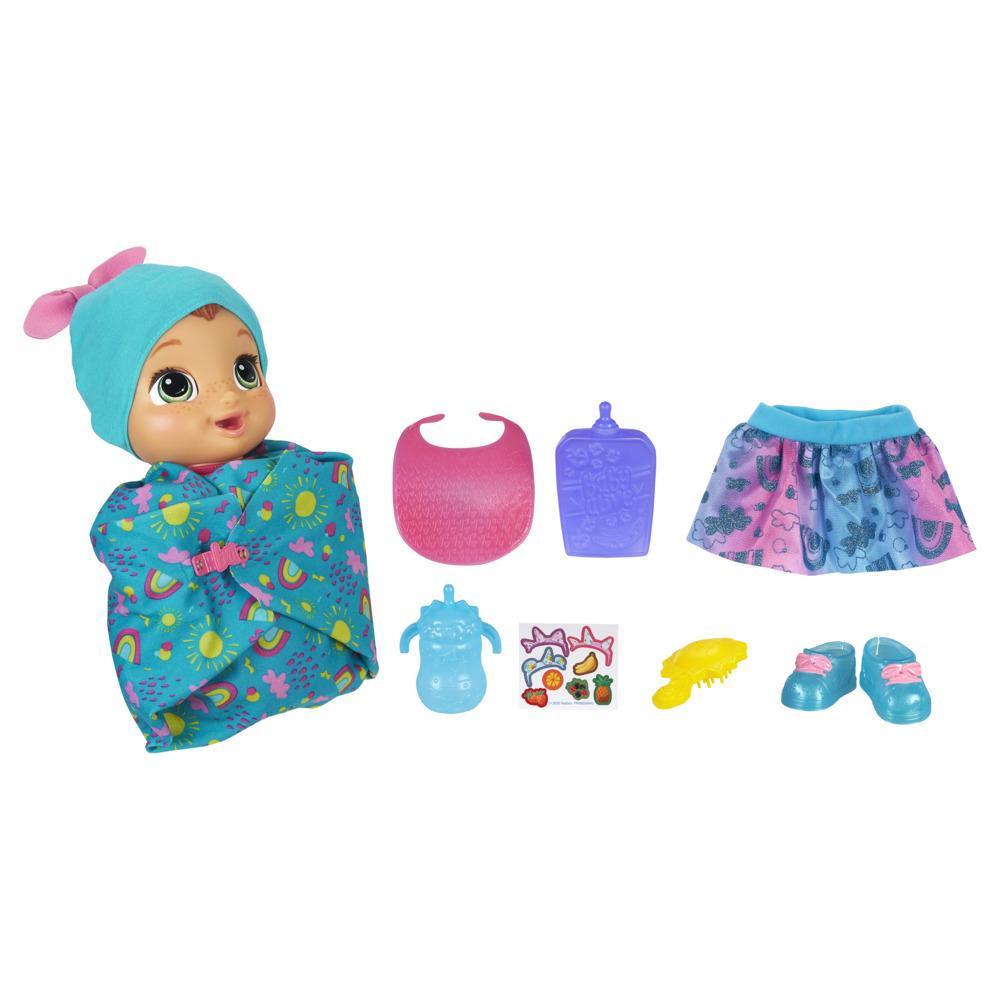 Baby Alive Baby - Baby Grows Up (Feliz) - Happy Hope o Merry Meadow - Muñeca bebé que crece y habla con accesorios sorpresa product thumbnail 1