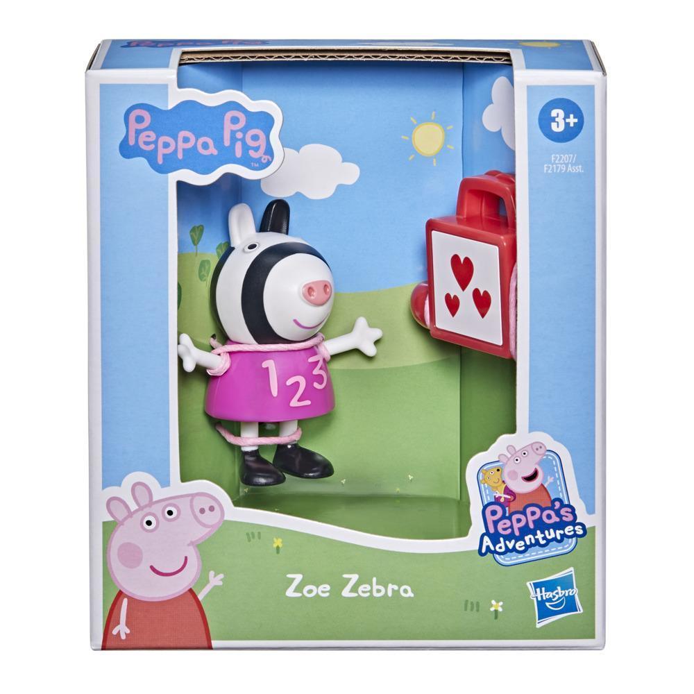 Peppa Pig Toys - Figura de Zoe Cebra con lonchera product thumbnail 1